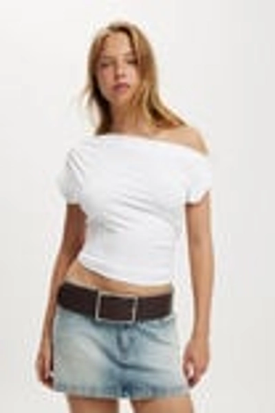 Georgie Off Shoulder Short Sleeve
