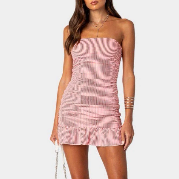 Edikted Women's Gaia Gathered Mini Dress