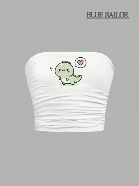 blue sailor vest   girls big kids   chest pad y2k - Temu