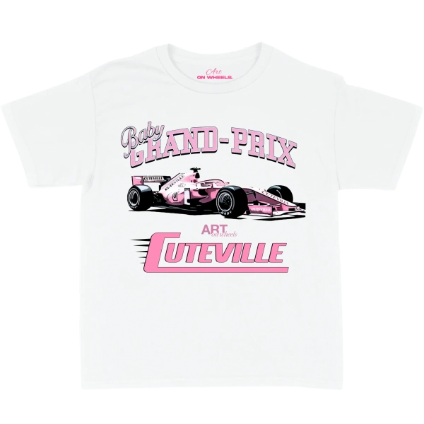 Grand Prix Baby tee - White / XS