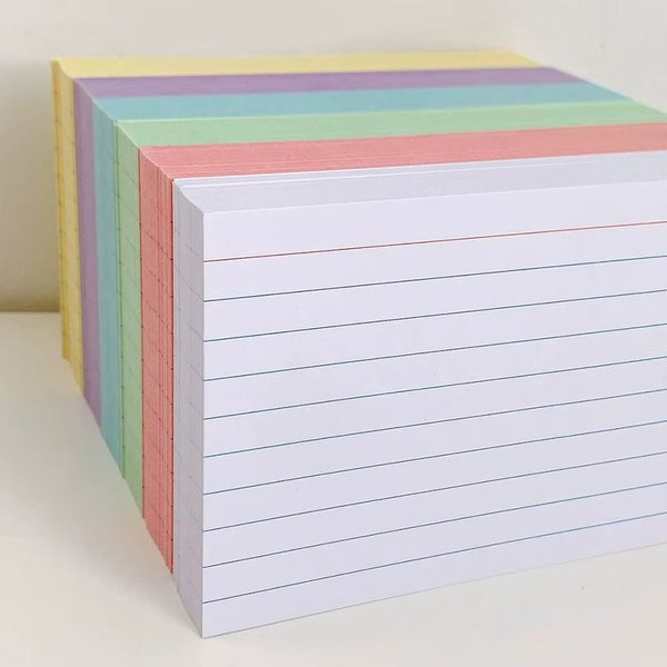 50Sheets Colored Index Cards Portable Horizontal Line Notepad Colorful Learning Flashcards DIY Memo Pads Creative Pocket Paper - AliExpress 21