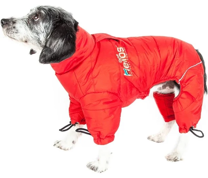 Dog Helios Thunder-crackle Full-Body Waded-Plush Adjustable and 3M Reflective Jacket