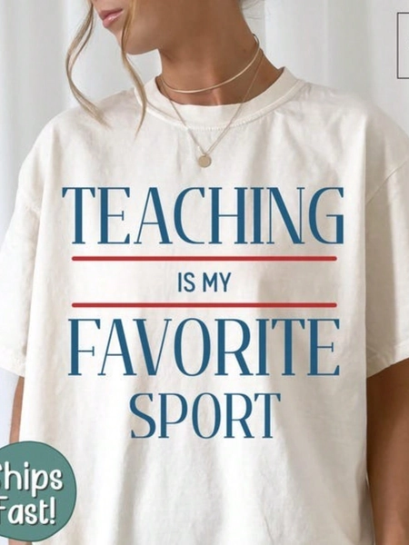 Teacher  Shirt New Teacher Shirt Funny New Teacher Gift Kindergarten Teacher Team Tshirt Preschool Teacher Shirt Teacher Tee,100% Cotton Oversized Short Sleeve Classic Heavy Cotton T Shirt Printed Graphic Tee Women's Casual Short-Sleeved Top