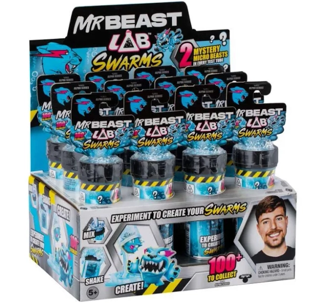 MrBeast Lab Swarms Test Tube 2 Pack Mystery 1 Inch Figures