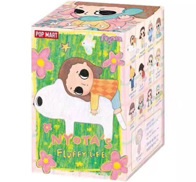 Popmart Nyota's Fluffy Life Series Blind Box Full Set Of 12 Figures