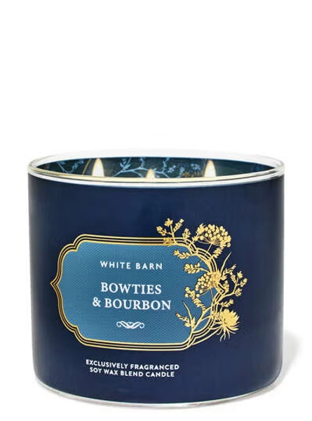 Bowties & Bourbon 3-Wick Candle
