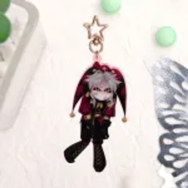 Pierrot [The Freak Circus] Acrylic Keychain by Rye Draws - ACGGOODS