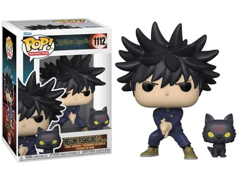 Funko Jujutsu Kaisen Megumi Fushiguro with Divine Dog Pop! Figure