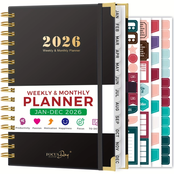 2026 planner weekly monthly planner     2026 - Temu
