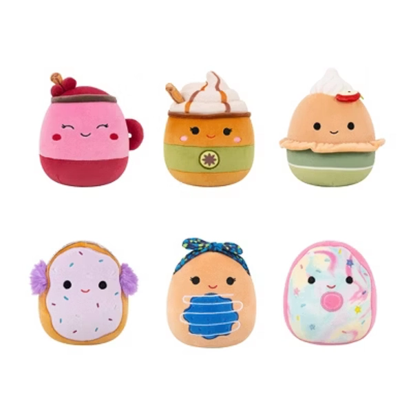 Squishmallows 5" Scented Foil Bag Blinds Stuffed Animal: Polyester Fantasy Toy, Non-Animal Design
