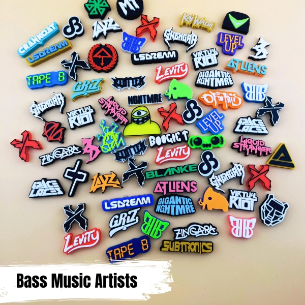 EDM Bass DJ Charms for Kandi Bracelets