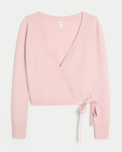 Gilly Hicks Sweater-Knit Multi-Way Wrap Top