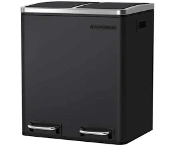 Songmics LTB30BK 30L Trash Can