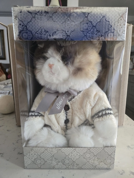 Taylor Swift Folklore Album Cardigan Plush Cat - IN-HAND - AUTHENTIC / ORIGINAL