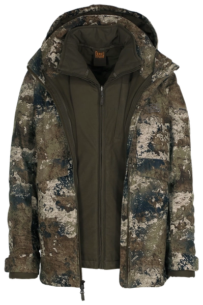 SHE Outdoor Sentry Insulated Waterproof Hunting Jacket - TrueTimber Strata - XS