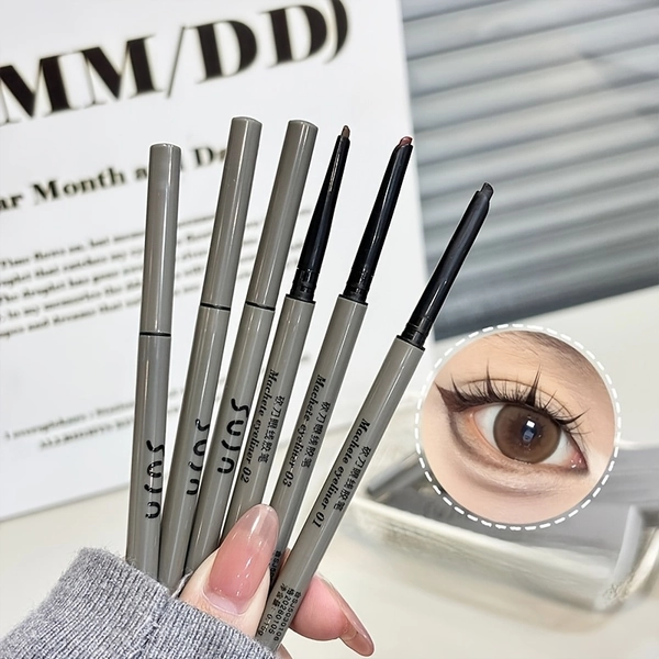 Long-lasting, Smudge-proof, Waterproof, and Sweat-proof Eyeliner Gel Pencil with Smooth Application and Vibrant Color Payoff