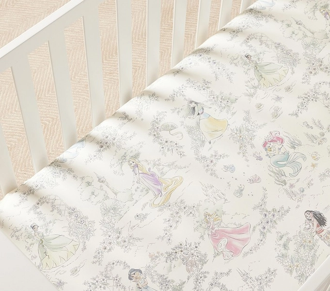 Disney Princess Heritage Organic Crib Fitted Sheet