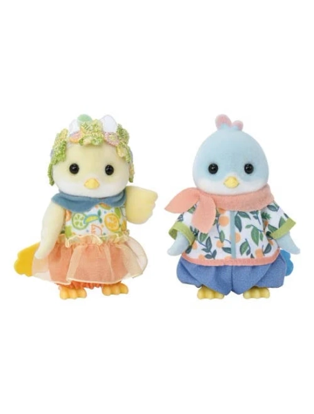 Calico Critters Citrus Bird Family