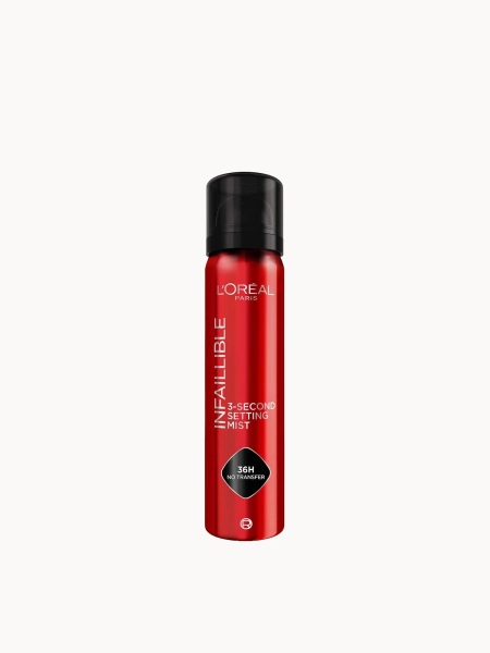 L'Oréal Paris Infallible 3-Second Makeup Setting Spray (Various Sizes)