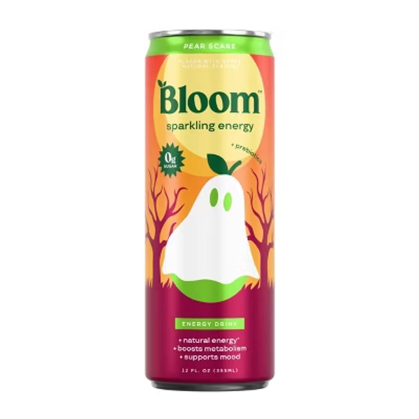 BLOOM NUTRITION Sparkling Energy Pear Scare - 12 fl oz