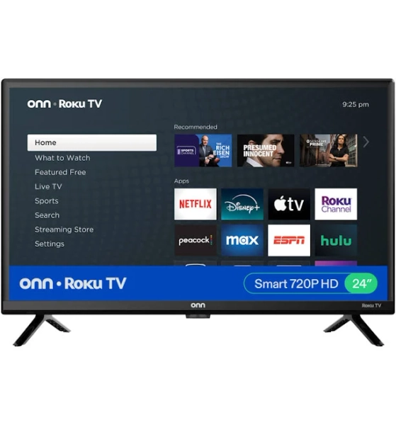 Onn 24 inch Class HD Roku Smart LED Tv 100012590