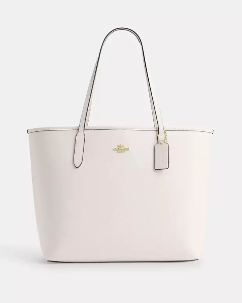 Gold/Chalk City Tote Bag
