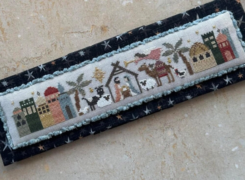 Nativity Tiny Town (w/embellishments) - Cross Stitch Pattern