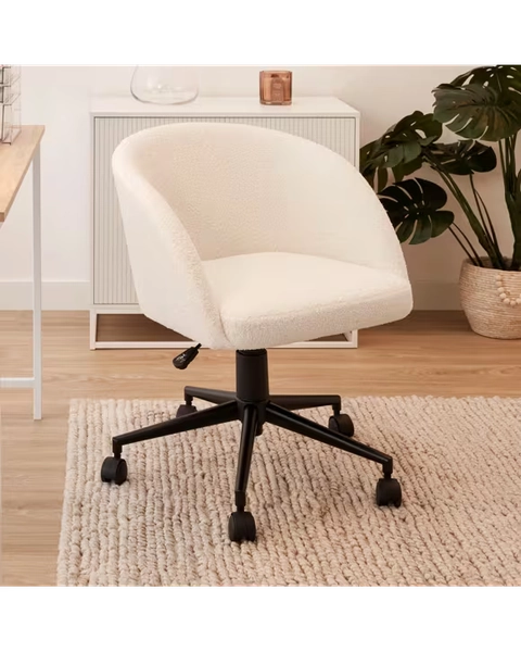 Boucle Home Office Chair