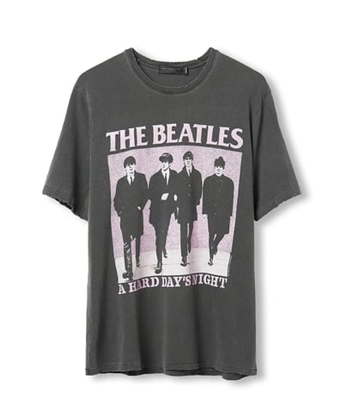 Junk Food Clothing Unisex A Hard Day's Night Vintage-like Tee