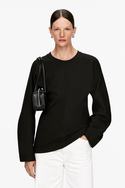 Batwing-Sleeve Sweatshirt – Black – Women – ARKET EU