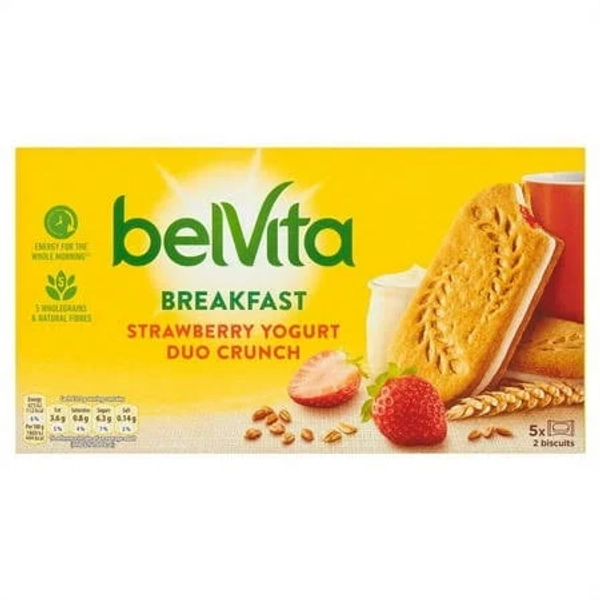 Belvita Breakfast Biscuits Duo Crunch Strawberry & Yogurt