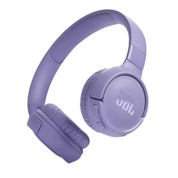 JBL Tune 520BT Bluetooth Wireless On-Ear Headphones - Purple: USB-C, Built-In Microphone