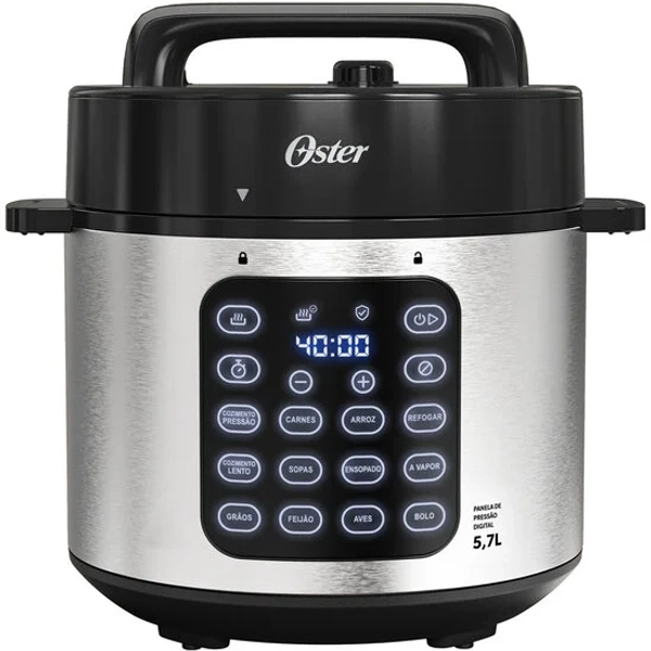 Panela de Pressão Elétrica Digital Multifuncional Oster - OPAN930