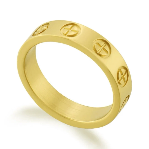 18K Gold Waterproof Timeless Ring