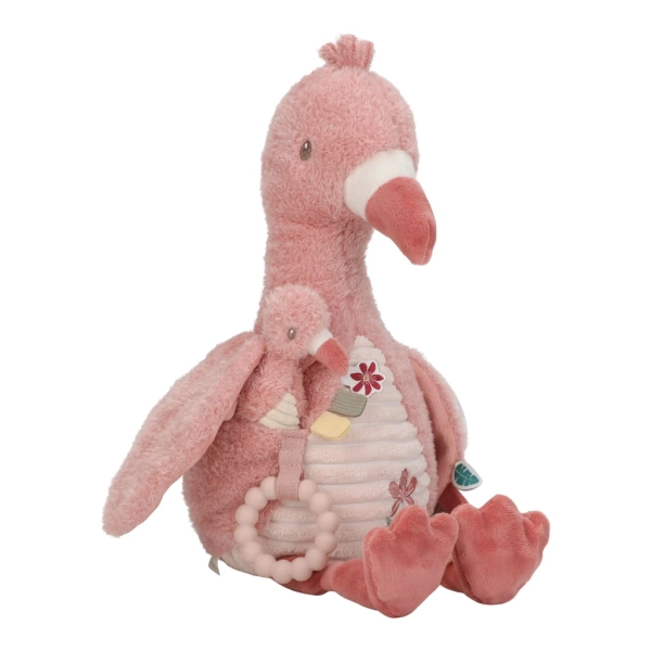 Activity cuddly toy Flamingo - Pink