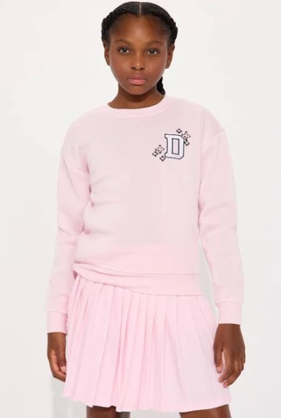 Fashion Nova Kids' Mini Delusional Sweatshirt and Skirt Set