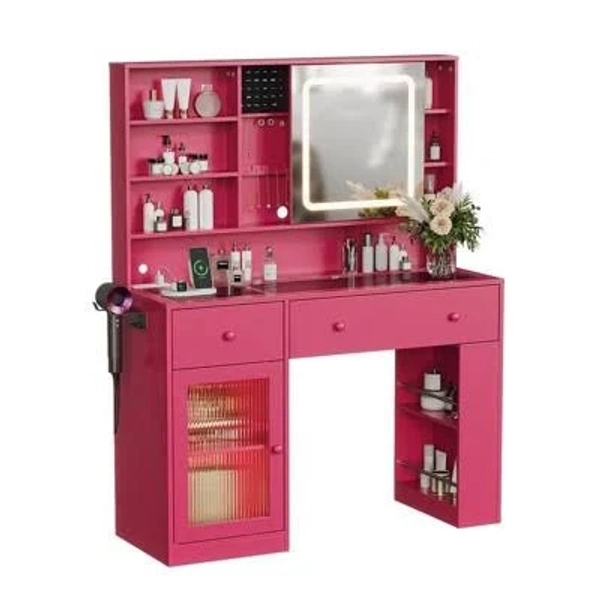 Barbie Pink Particle Board Veneered with Textured Melamine