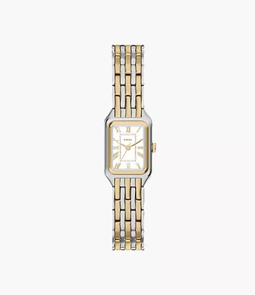 Raquel Mini Three-Hand Two-Tone Stainless Steel Watch