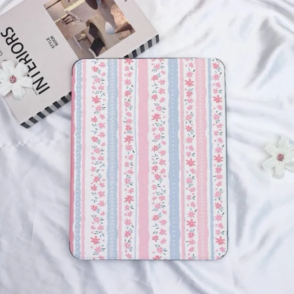 Pink Flower Girly iPad Case