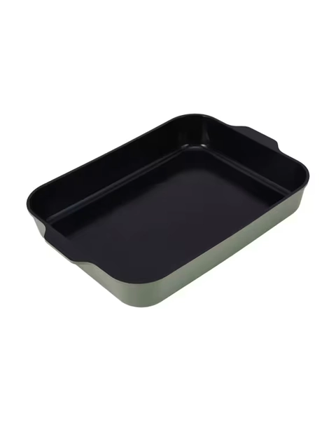 Cast Aluminium Non-Stick Roaster - Green - Green - Miscellaneous