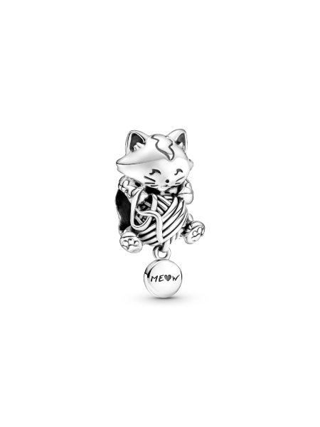 Kitten & Yarn Ball Charm