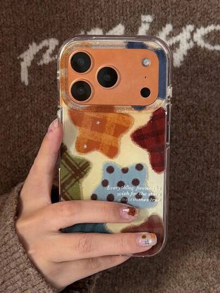 Y2K Cute Star Soft Gel Phone Case, Compatible With IPhone 17 Pro Max, 17 Pro, 17 Air, 17, 15, 16 Pro Max, 14 Pro, 13, 12, 11, Glossy Soft Shell, Gift Packaging