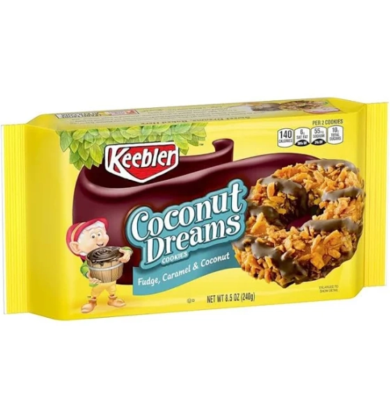 Keebler Coconut Dreams Fudge, Coconut & Caramel