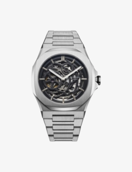 Skeleton Bracelet 41.5mm Stainless Steel Mechanical Watch