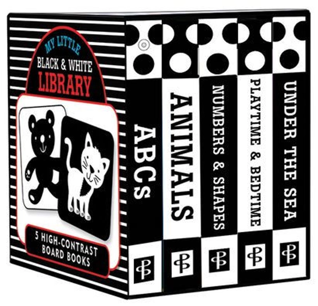 My Little Black and White Board Book Library - Set of 5 High Contrast Board Books|Board Book