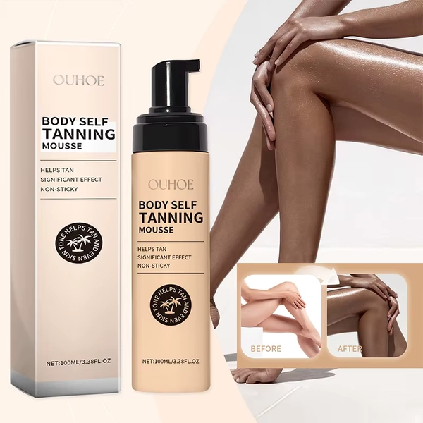 Summer Tanning Body Mousse 100ml Sun-promoting + Moisturizing Bronze Glossy Skin 0 Uv Damage Natural Tanning Wheat Skin Cream - AliExpress 