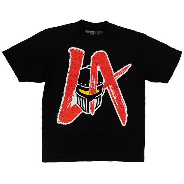 Men's Black LA Knight Big Logo Oversized T-Shirt