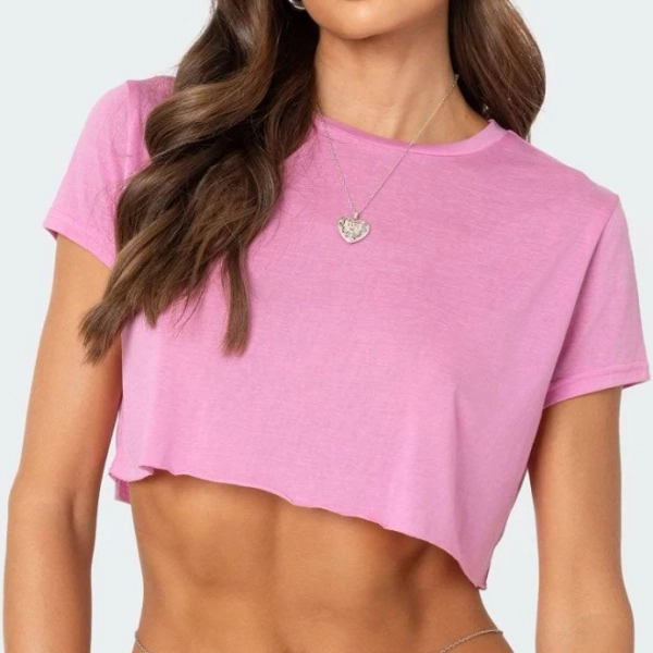Edikted Women's Seville Cropped T-Shirt