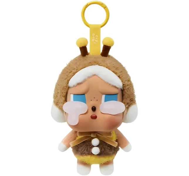 Pop Mart CryBaby Crying Again Series I'll Bring You A Flower Vinyl Face Plush