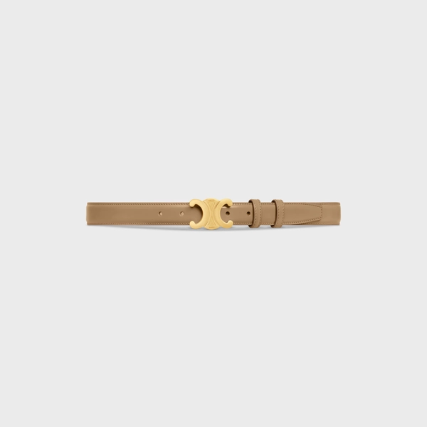 MEDIUM 25MM TRIOMPHE BELT IN TAURILLON LEATHER - | CELINE